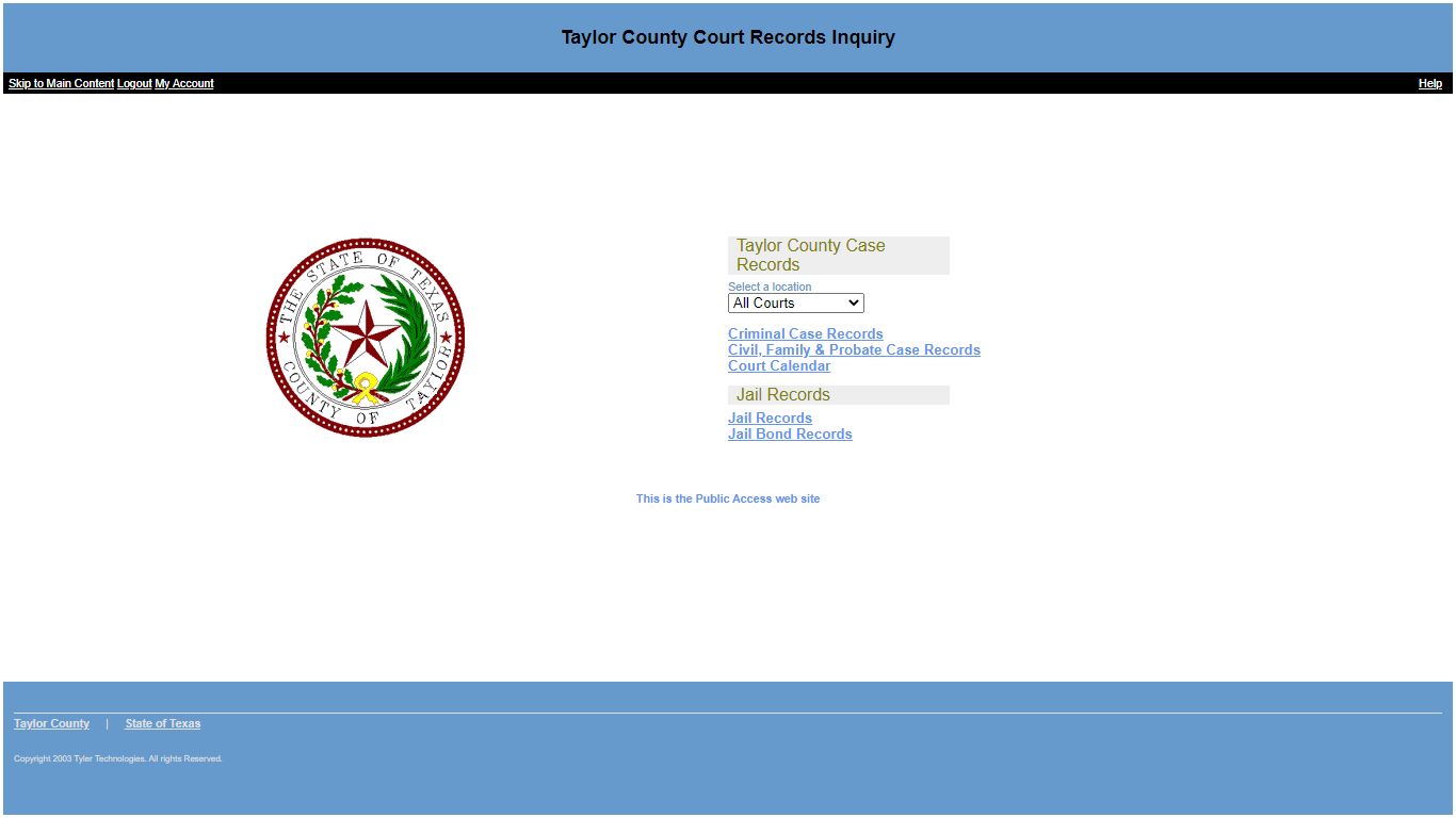 Object moved - Taylor County, Texas